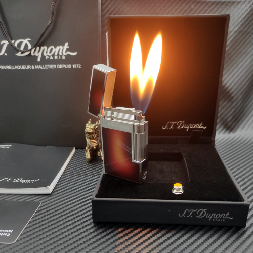 최고퀄 듀퐁 라이터 썬버스트 아뜰리에 레드 16302