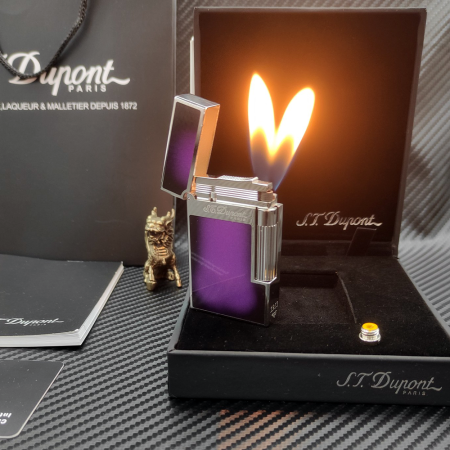 최고퀄 듀퐁 라이터 썬버스트 아뜰리에 퍼플 16302