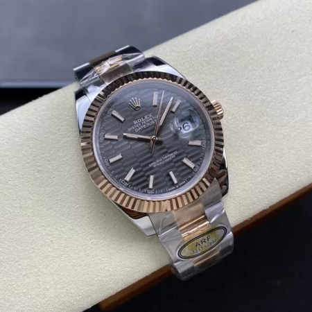 ARF공장 롤렉스 데이저스트 그레이 와플 다이얼 콤비 오이스터 41mm 126331-0019