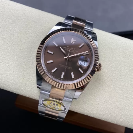 ARF공장 롤렉스 데이저스트 브라운 다이얼 콤비 오이스터 41mm 126331-001