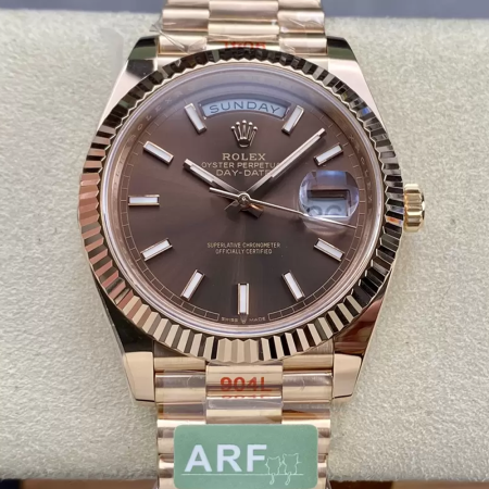 ARF공장 롤렉스 데이데이트 브라운 다이얼 40mm m228235-0053