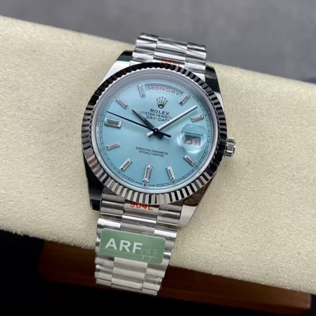 ARF공장 롤렉스 데이데이트 플래티넘 바게트 다이아 다이얼 40mm m228236-0006