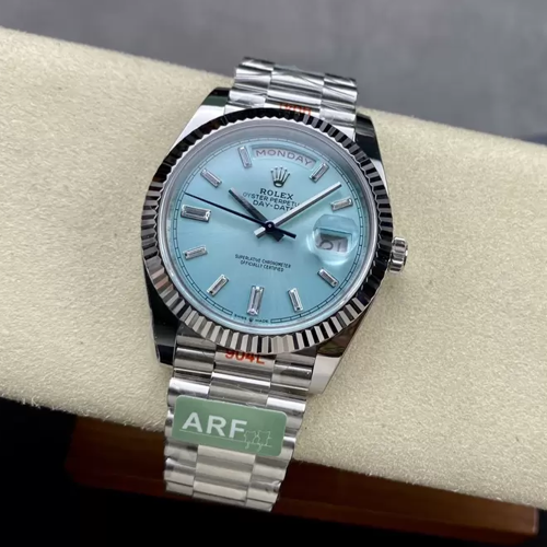 ARF공장 롤렉스 데이데이트 플래티넘 바게트 다이아 다이얼 40mm m228236-0006