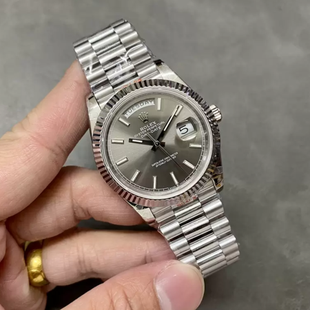 GM공장 V3 롤렉스 데이데이트 그레이 다이얼 40mm 228236