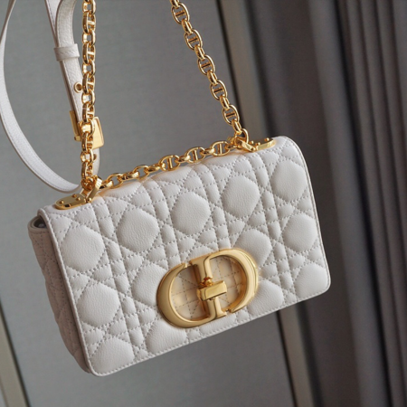 엔젤 공장 디올 카로 백 화이트 서플 까나쥬 송아지 가죽