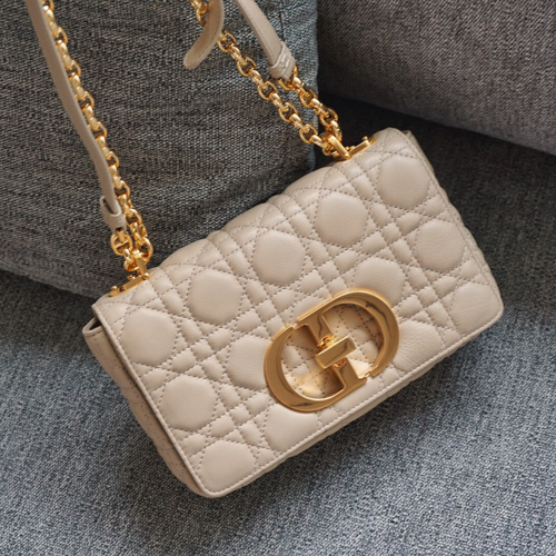 엔젤 공장 디올 카로 백 베이지 서플 까나쥬 송아지 가죽