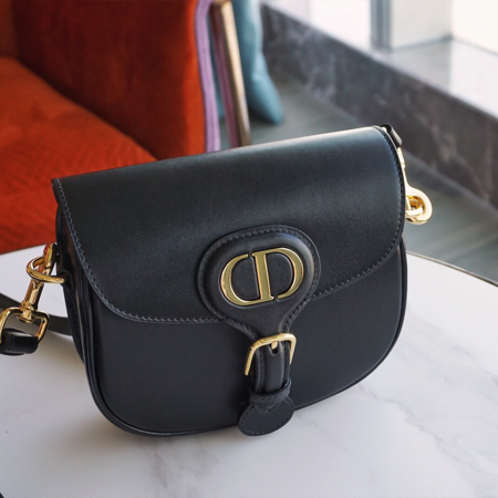 엔젤 공장 디올 바비 이스트 웨스트백 그레인드 카프스킨 블랙