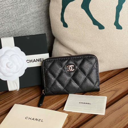 샤넬 클래식 지퍼 카드 지갑 동전지갑