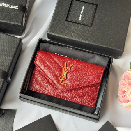 생로랑 플랩 카드지갑 612808 BOW01 5526