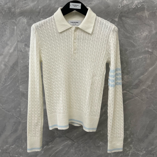 톰브라운 25SS 울 블랜드 니트 베이지