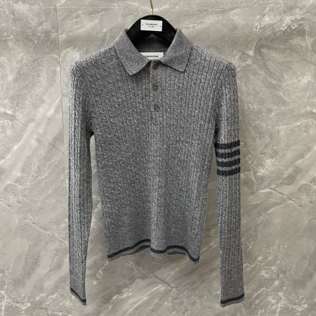 톰브라운 25SS 울 블랜드 니트 그레이