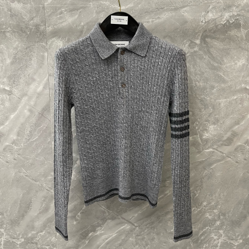 톰브라운 25SS 울 블랜드 니트 그레이