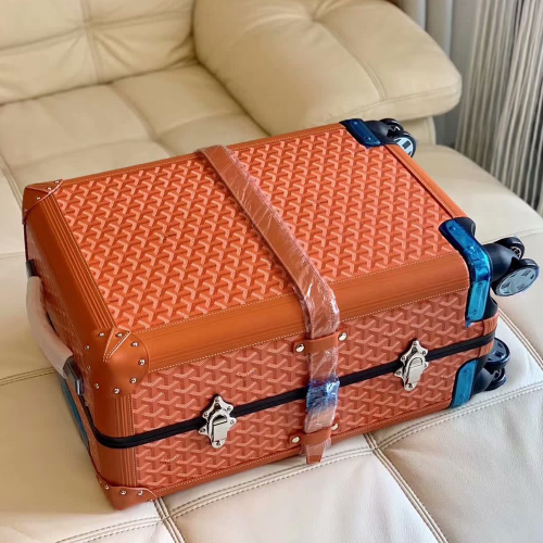 고야드 사톨라스 롤러 캐리어 GM 오렌지