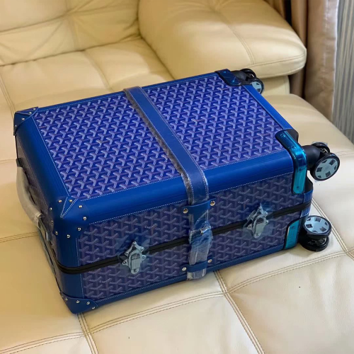 고야드 사톨라스 롤러 캐리어 GM 블루