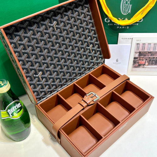 고야드 시계 보관함 8구 블랙 탄 JOUXMMT08TY01CL03O