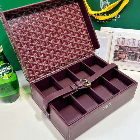 고야드 시계 보관함 8구 버건디 JOUXMMT08TY01CL03O