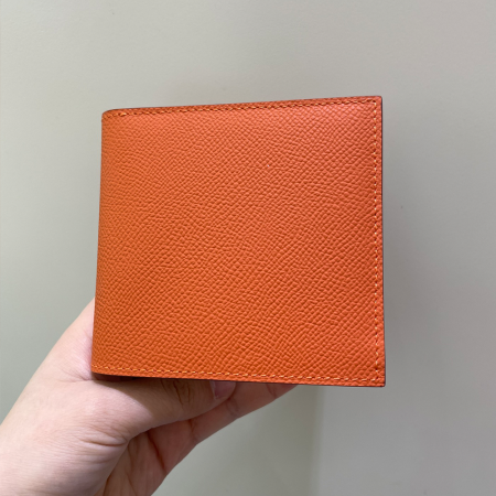 반수공 에르메스 시티즌 트윌 반지갑 오렌지 H086597CA