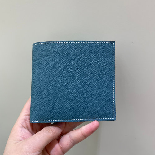 반수공 에르메스 시티즌 트윌 반지갑 데님블루 H086597CA