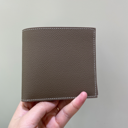 반수공 에르메스 시티즌 트윌 반지갑 그레이 H086597CA