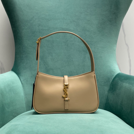 생로랑 파리 모노그램 호보 숄더백 라이트 베이지 657228