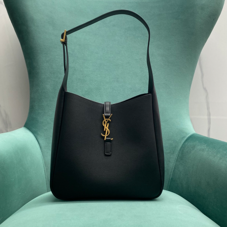 생로랑 LE 5 A 7 호보백 블랙 713939