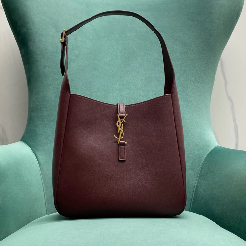 생로랑 LE 5 A 7 호보백 버건디 713939