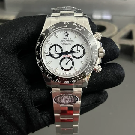 BT공장 롤렉스 코스모그래프 세라믹 데이토나 화이트 다이얼 126500