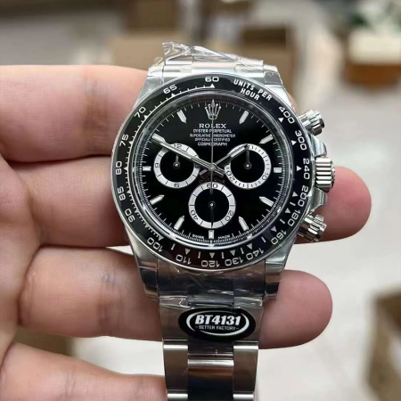 BT공장 롤렉스 코스모그래프 세라믹 데이토나 블랙 다이얼 126500