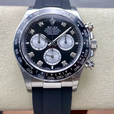 BT공장 롤렉스 코스모그래프 세라믹 데이토나 블랙 8P 다이얼 126519