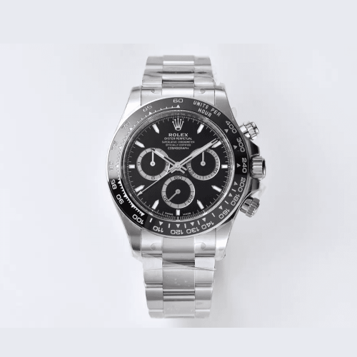 클린공장 롤렉스 데이토나 크로노그래프 블랙 다이얼 바인덱스 세라믹베젤 SS 브레이슬릿 40mm 126500