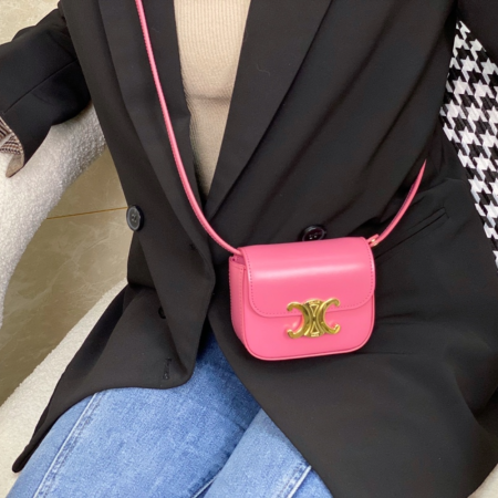 셀린느 미니 클로드 크로스백 코랄핑크 101513