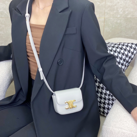 셀린느 미니 클로드 크로스백 그레이 101513