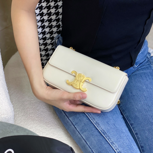 셀린느 트리옹프 체인 숄더백 트렌치 197993