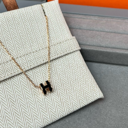 18K 에르메스 팝아슈 미니 H목걸이