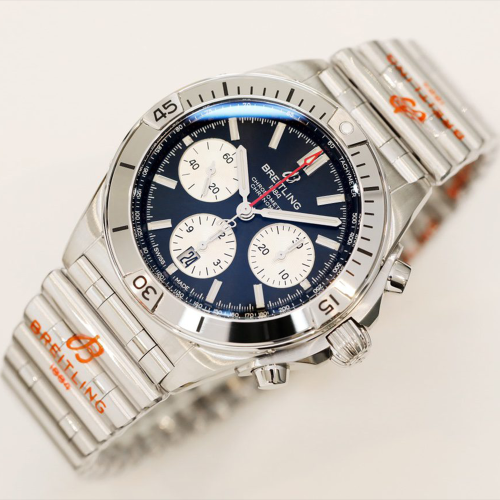 GF공장 브라이틀링 크로노맷 블랙 다이얼 42mm AB0134101B1A1