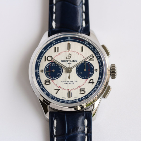 GF공장 브라이틀링 프리미어 B01 크로노그래프 벤틀리 뮬리너 AB0118A71G1P1