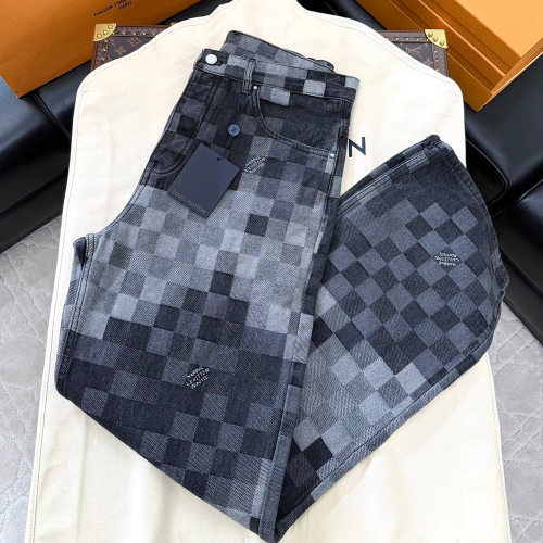 루이비통 다미에 디스토티드 데님 팬츠