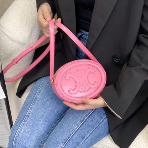 셀린느 트리오페 오벌 펄스 미니 크로스백 립스틱 101703