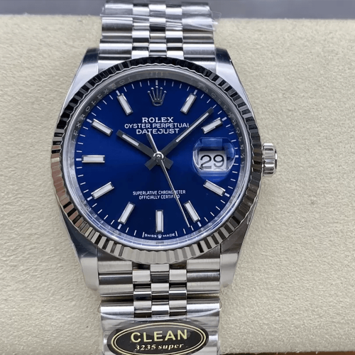 클린공장 롤렉스 데이저스트 청판 다이얼 바인덱스 쥬빌레 36mm 126234