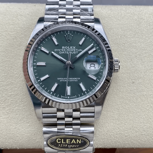 클린공장 롤렉스 데이저스트 바인덱스 그린 다이얼 쥬빌레 36mm 126234