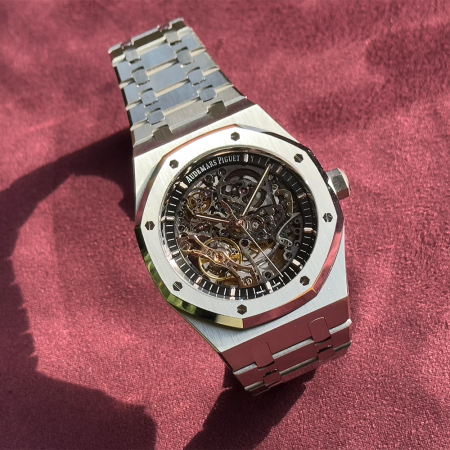 THB 공장 오데마피게 로열오크 더블 밸런스 휠 오픈워크 스틸 15407ST.OO.1220ST.01