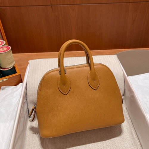 반수공 에르메스 미니 볼리드백 18 골드 염소가죽