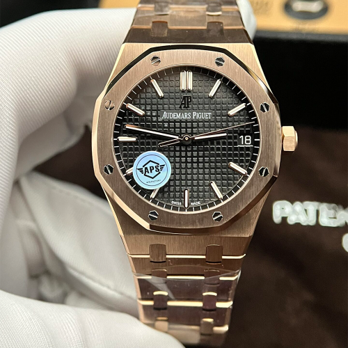 APS공장 오데마피게 로얄오크 검판 다이얼 로즈골드 금통 15500