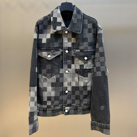 루이비통 LV 체인 테일러드 자켓 블랙