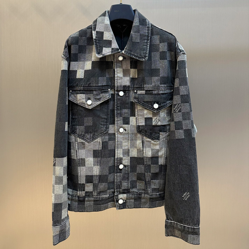 루이비통 LV 체인 테일러드 자켓 블랙