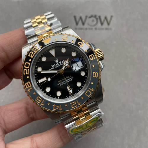 클린공장 롤렉스 GMT마스터2 호랑이 검판 콤비 쥬빌레 40mm 126713