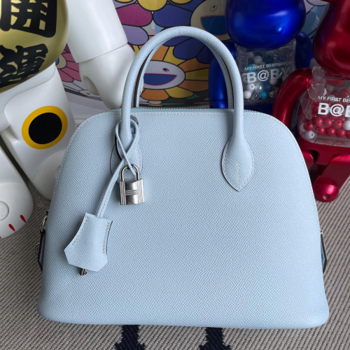 반수공 에르메스 볼리드백 25 포그블루 은장 앱송