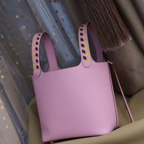 반수공 에르메스 피코탄백 18 트레사쥬 로즈 은장 앱송