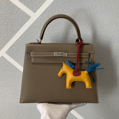 반수공 에르메스 켈리백 25 에토프 은장 엡송