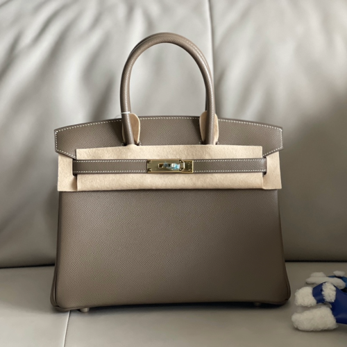 반수공 에르메스 버킨백 30 에토프 금장 엡송